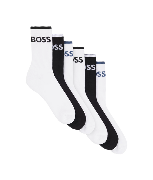 6p QS Stripe CC Socks - Multi
