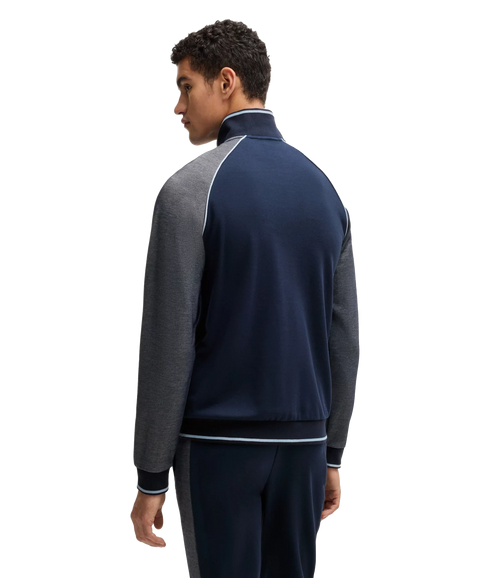 Tracksuit 1/4 Jacket - Navy