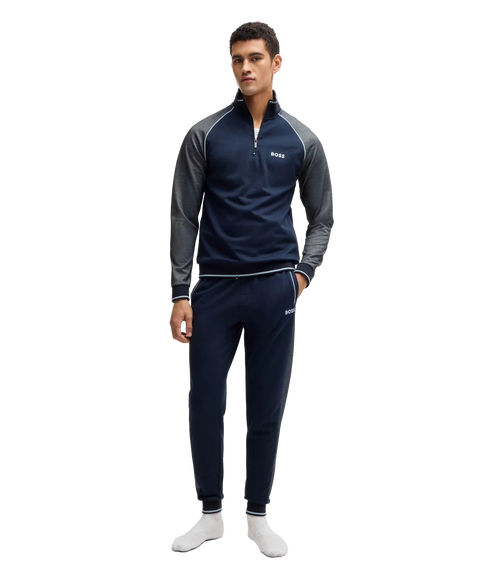 Tracksuit 1/4 Jacket - Navy