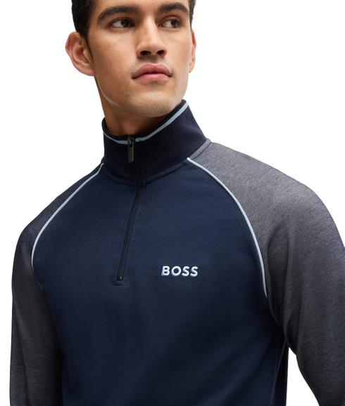 Tracksuit 1/4 Jacket - Navy
