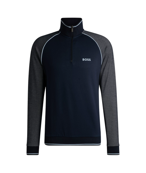 Tracksuit 1/4 Jacket - Navy