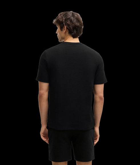 Waffle T-Shirt T-Shirts - Black