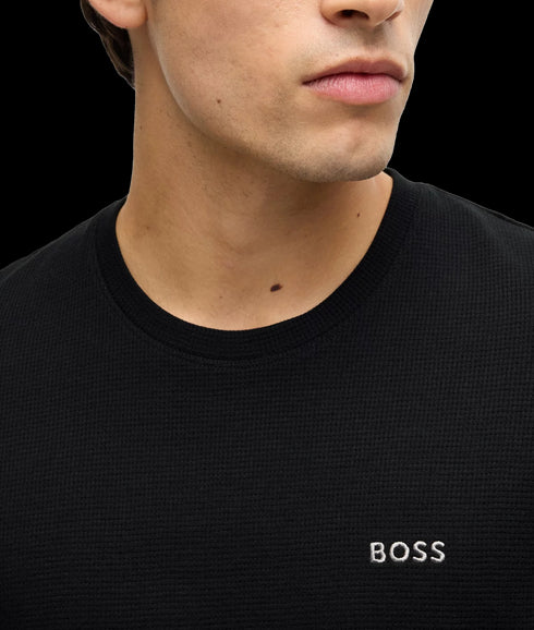 Waffle T-Shirt T-Shirts - Black