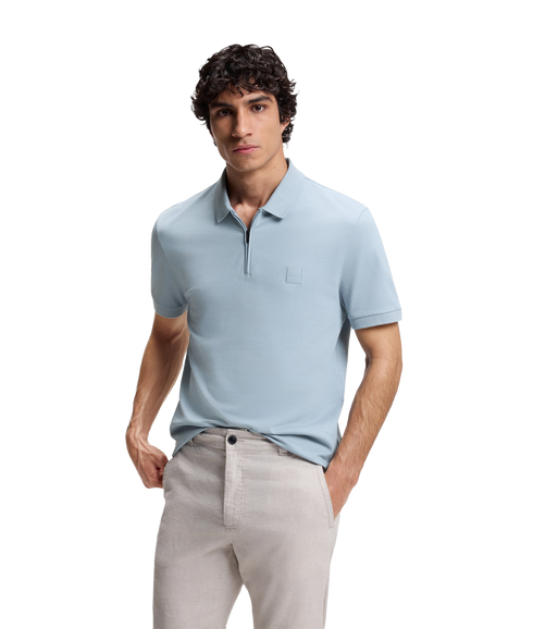 Passerzip Polo Shirt - Light/Pastel Blue