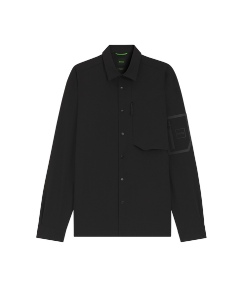 Globe Hexa Overshirt - Black