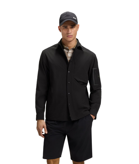 Globe Hexa Overshirt - Black
