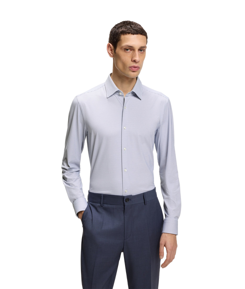 Hank LS Shirt - Dark Blue