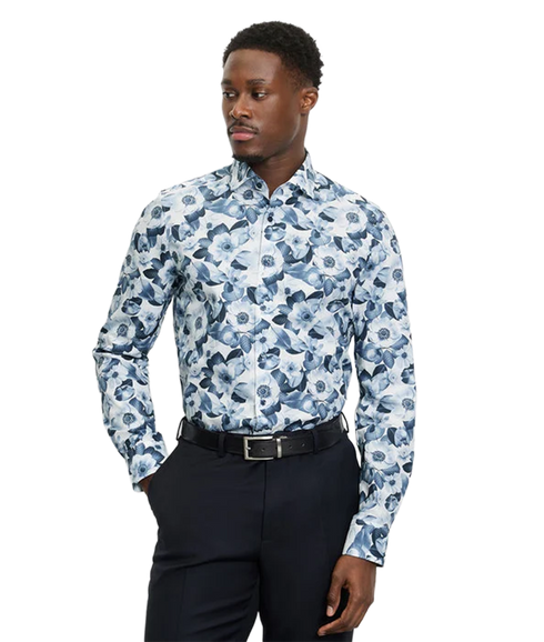 Level 5 Shirt - Blue Floral