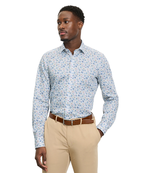 Level 5 Shirt - White/Ditsy Floral
