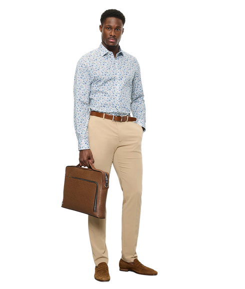 Level 5 Shirt - White/Ditsy Floral