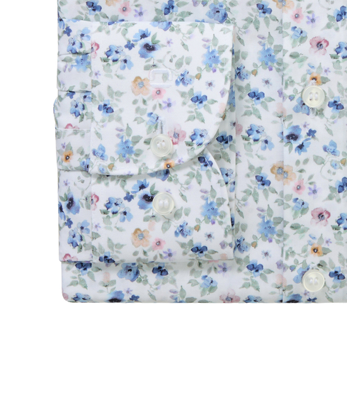Level 5 Shirt - White/Ditsy Floral