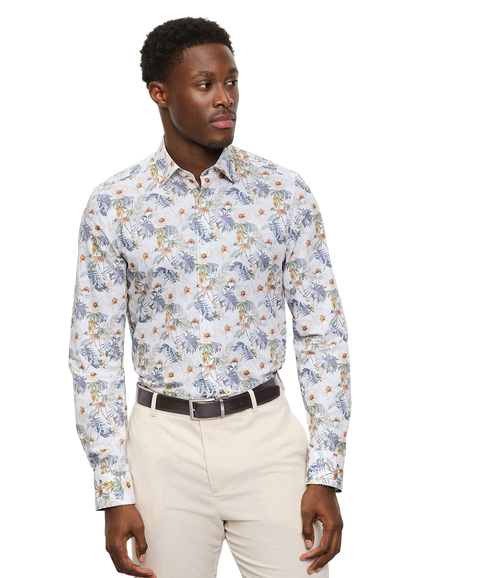 Level 5 Shirt - White/Floral