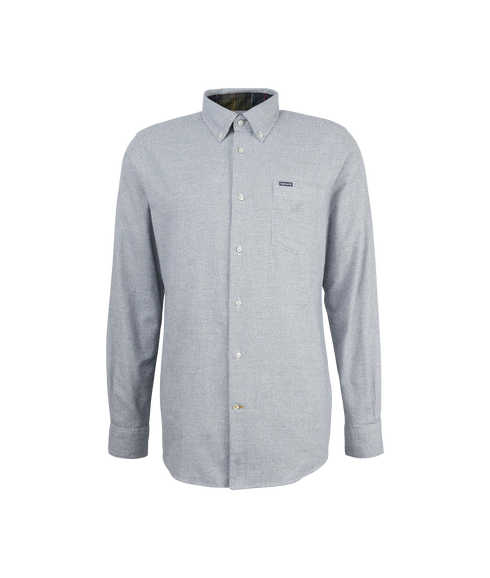 Turner Tailored Houndstooth Shirt - Navy
