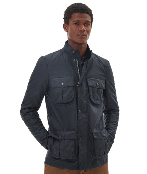 Corbridge Wax Jacket - Navy/Classic
