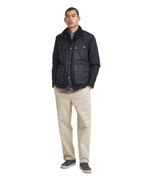 Wellstone Waxed Jacket - Black