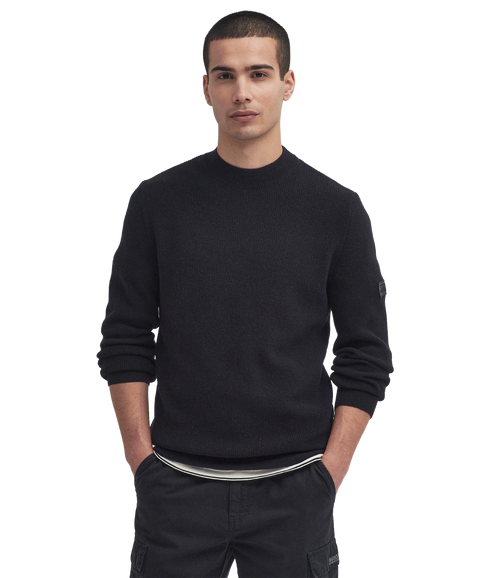 Crawley Crew Neck Jumper - Black