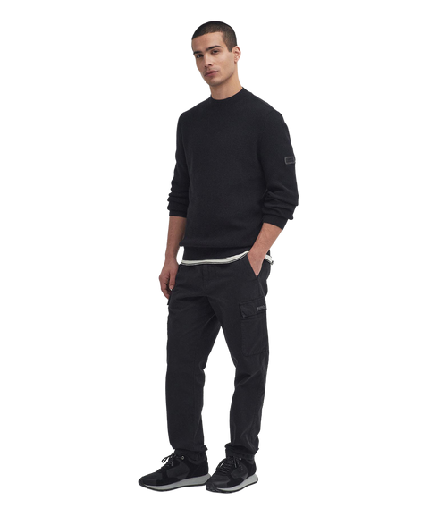 Crawley Crew Neck Jumper - Black