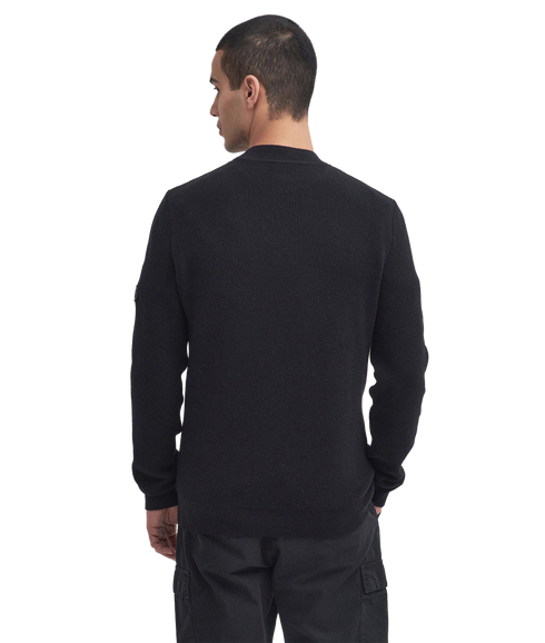 Crawley Crew Neck Jumper - Black