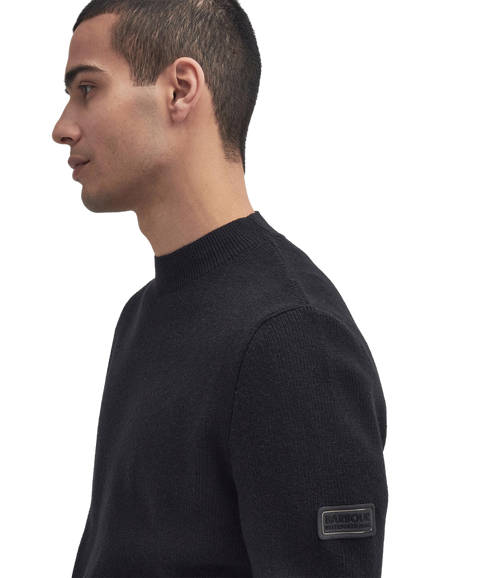 Crawley Crew Neck Jumper - Black