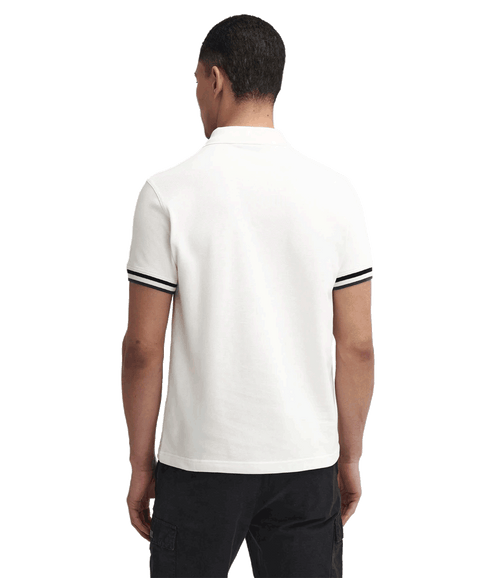 Buxton Short-Sleeved Polo Shirt - Cream