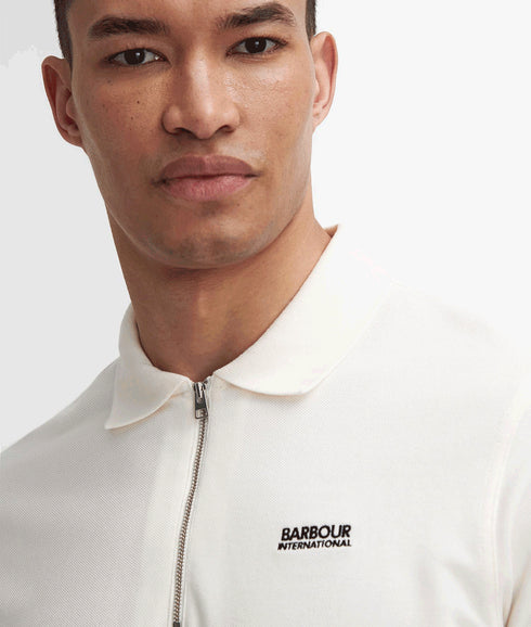 Buxton Short-Sleeved Polo Shirt - Cream