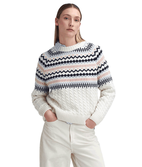 Marnie Fair Isle Crew Neck Jumper - Multi
