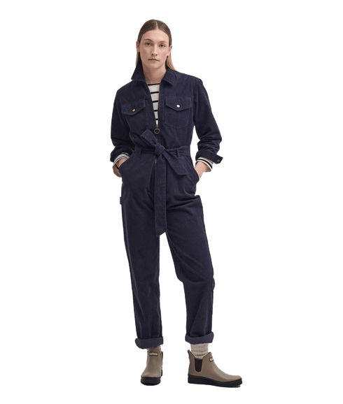 Amber Corduroy Jumpsuit - Navy