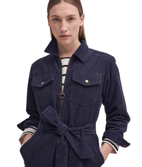 Amber Corduroy Jumpsuit - Navy