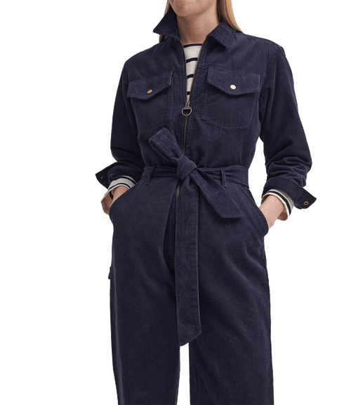Amber Corduroy Jumpsuit - Navy