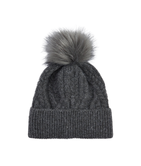 Elsdon Beanie Hat - Grey