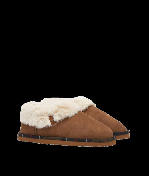 Eloise Slipper Boots - Brown