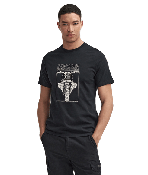 Raceway Graphic T-Shirt - Black