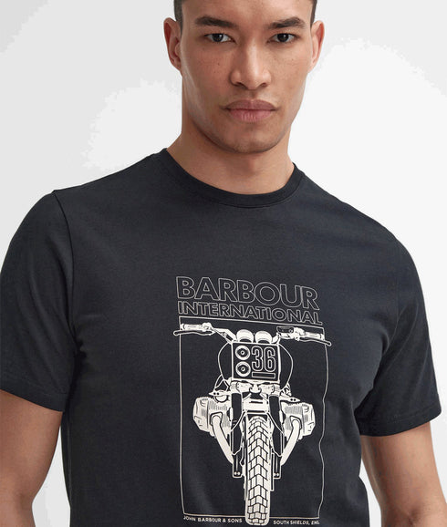 Raceway Graphic T-Shirt - Black