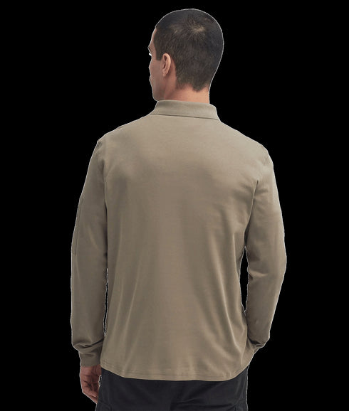 Bradley Long-Sleeved Polo Shirt - Beige