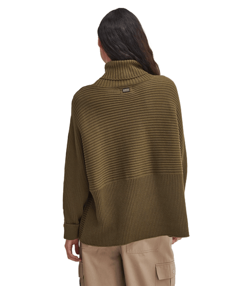 Roberta Roll Neck Jumper - Green