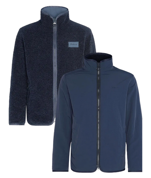 Reversible Fleece Jacket - Navy