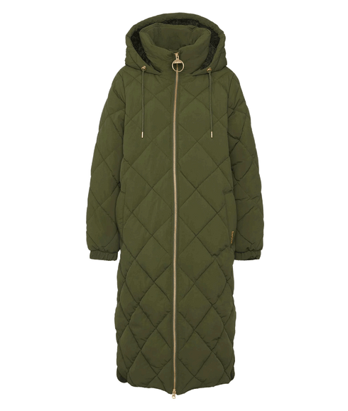 Kirkton Longline Puffer Jacket - Green