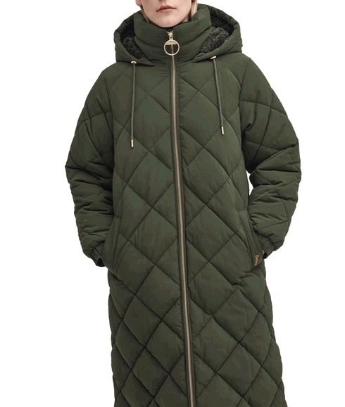Kirkton Longline Puffer Jacket - Green