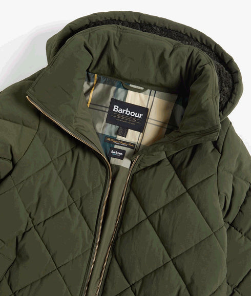 Kirkton Longline Puffer Jacket - Green