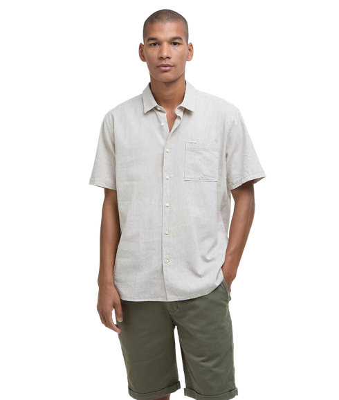 Nelson S/S Summer Fit Shirt - Stone