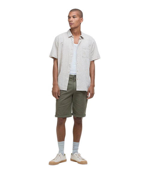 Nelson S/S Summer Fit Shirt - Stone