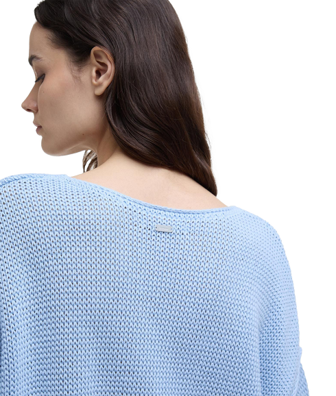 Barbour Emmie Crew Neck Knit Jumper - Breeze Blue