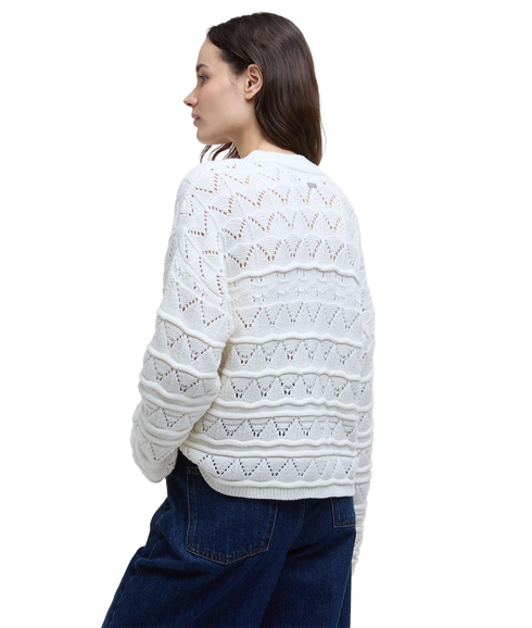 Barbour Isla Knit Cardigan - Cloud