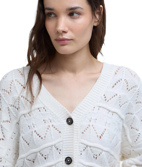 Barbour Isla Knit Cardigan - Cloud