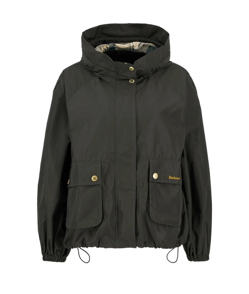 Barbour Mae Showerproof - Olive/Ancient Tartan