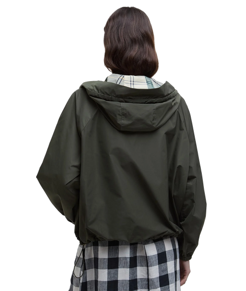 Barbour Mae Showerproof - Olive/Ancient Tartan