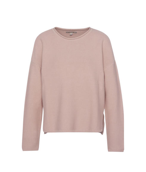 Barbour Marine Crew Neck Knit Jumper - Primrose Pink