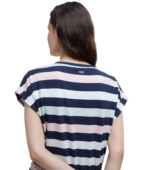 Barbour Marloes Dress - Navy/Pale Aqua Stripe