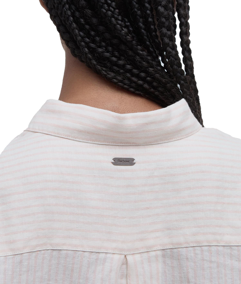 Barbour Marine Shirt - Primrose Pink Stripe