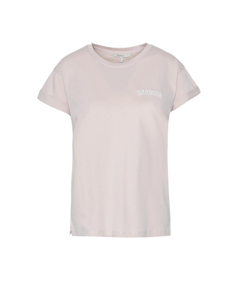 Barbour Kenmore Logo T-Shirt - Primrose Pink